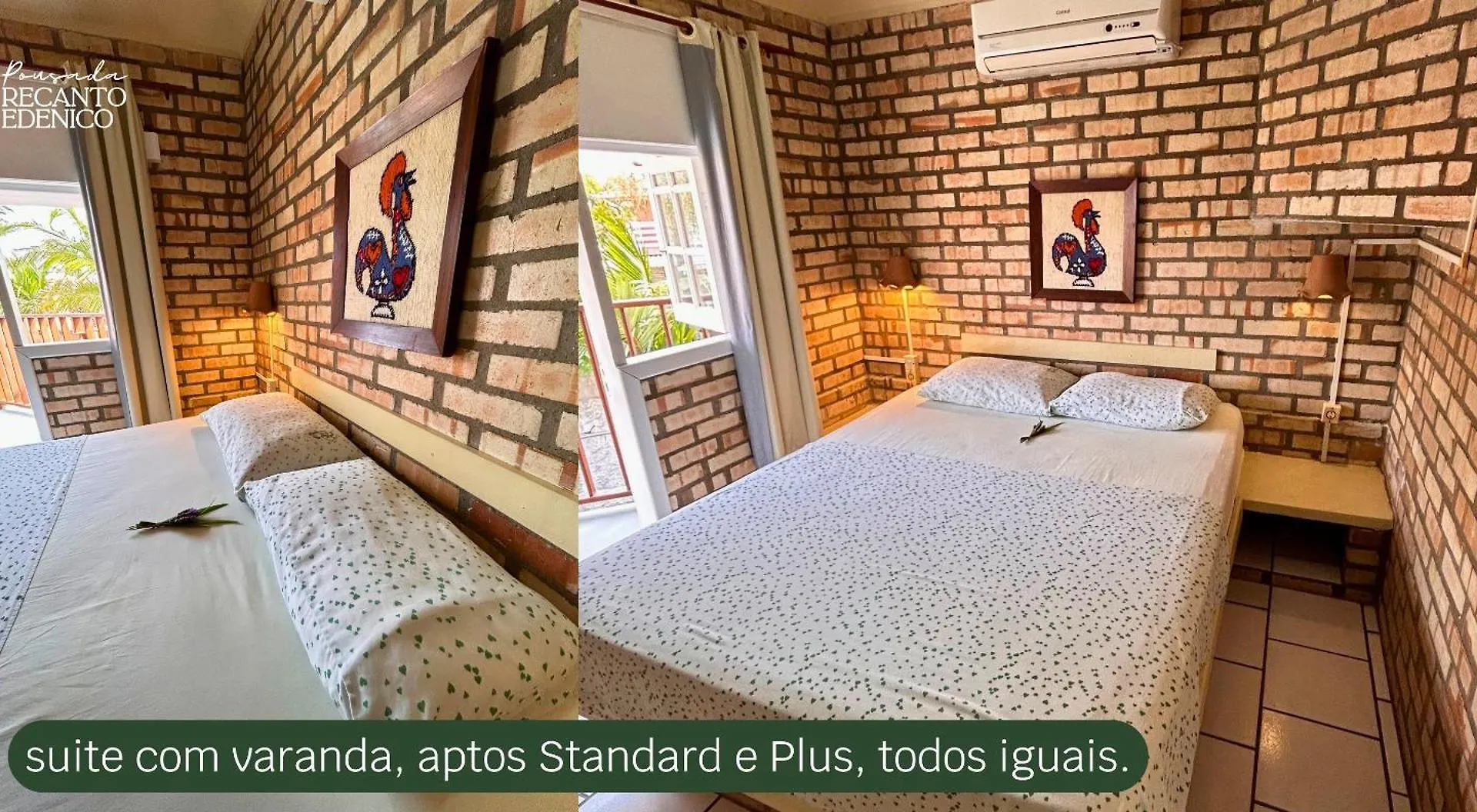 Värdshus Pousada Recanto Edenico - A Beira Mar Da Praia Ponta Do Papagaio, Palhoca Sc