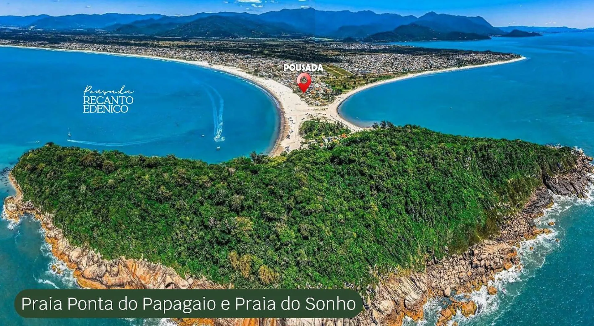Pousada Recanto Edenico - A Beira Mar Da Praia Ponta Do Papagaio, Palhoca Sc